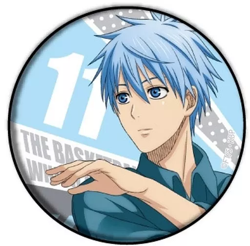 黒子のバスケ　ピンズ Badge Pins Tetsuya Kuroko 「 Kuroko's BASKETBALL metal badge 02