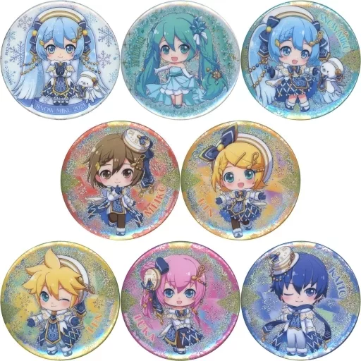 Badge Pins Set of 8 metal badge 