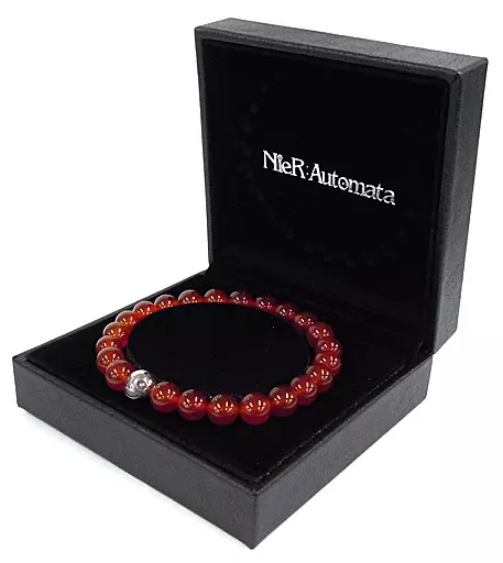 エミール レッドメノウ 　オニキス　ブレスレット NieR　ニーア オートマタ アクセサリー(非金属)(キャラクター) レッドメノウ・オニキス