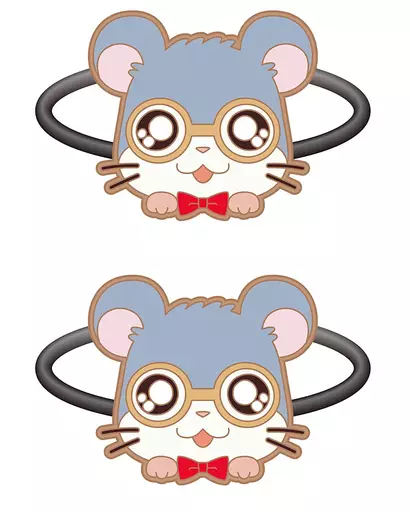 アクセサリー(非金属) めがねくん ヘアゴム vol.2 「とっとこハム太郎