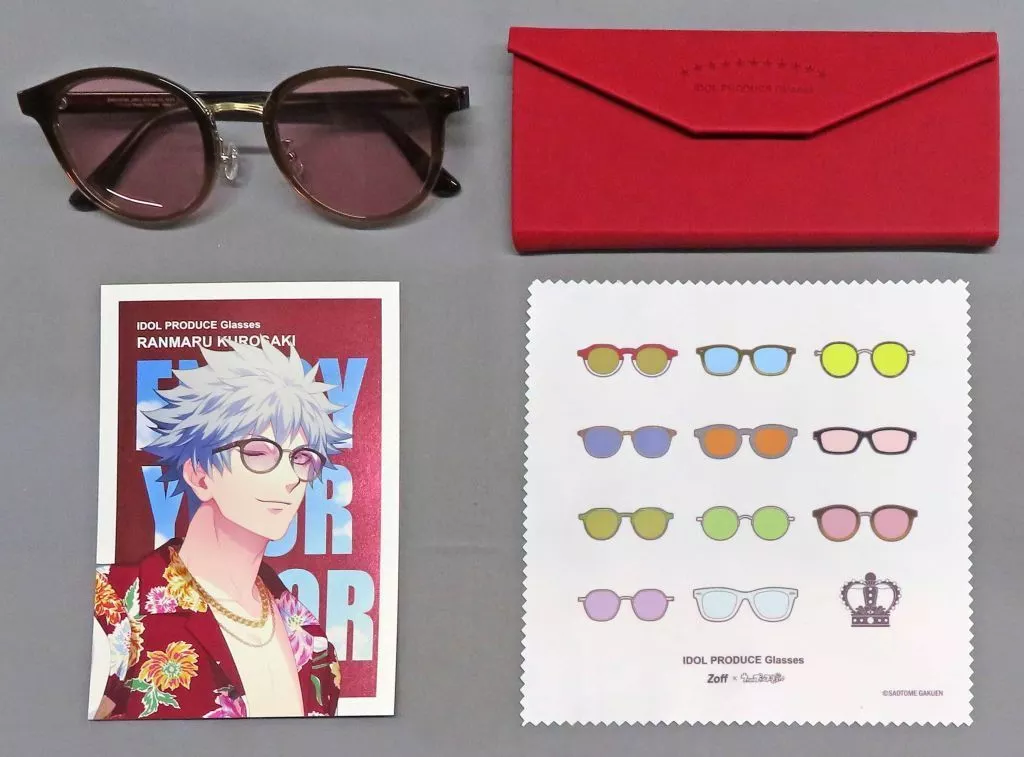 うたプリ　黒崎蘭丸　Zoffコラボメガネ Zoff×うたの☆プリンスさまっ♪【黒崎蘭丸】うたプリ メガネ 眼鏡