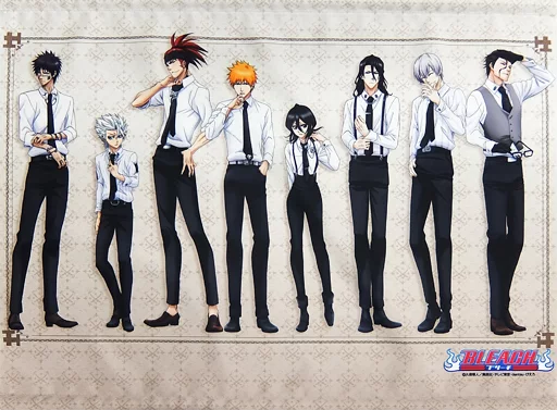 BLEACH スーツ 集合 タペストリー BLEACH スーツ 集合 タペストリー