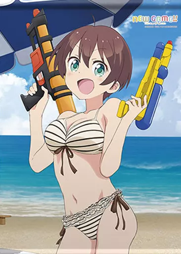 タペストリー 篠田はじめ(水着) 描き下ろしB2タペストリー 「NEW GAME 