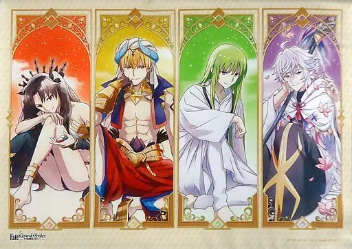 Gilgamesh & Erki Do & Marlin & Ishtar A2 Tapestry 「 Fate/Grand 