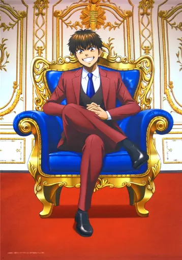 ダイヤのA 沢村栄純　タペストリー タペストリー 沢村栄純 描き下ろしイラスト 玉座ver. B2