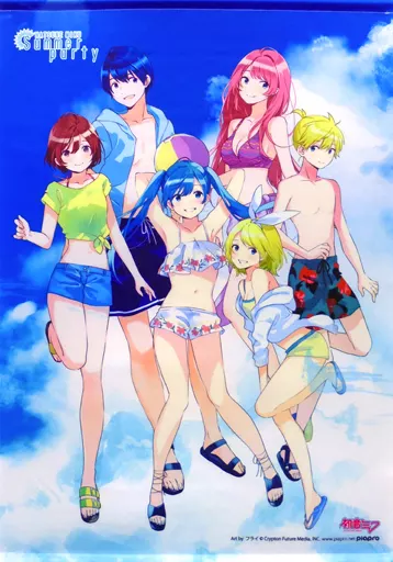 カ*ネ様 VOCALOID タペストリー 3種セット Tapestry Collection (fly illustration) B2 Tapestry (Summer Party