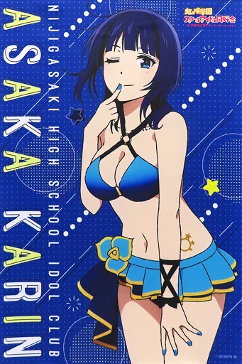 ラブライブ！　μ’s A2タペストリー　水着 Tapestry Asaka Karin A2 Tapestry swimsuit 