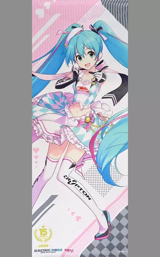 タペストリー　レーシングミク 2019Ver. 15周年記念 等身大タペストリー 「初音ミク GTプロジェクト 15周年」 初音ミク GTプロジェクト 15周年記念 等身大タペストリー