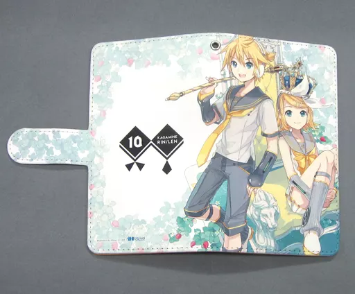 送料無料 日本 携帯ジャケット・カバー 鏡音リン＆鏡音レン(リン王冠) 10周年 その他