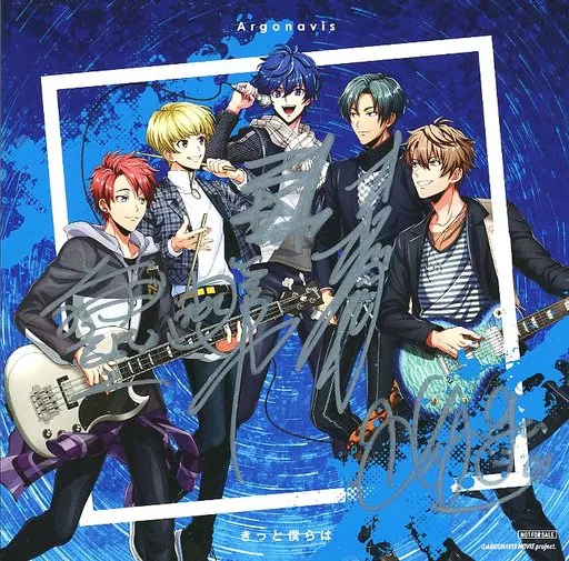 Paper product Argonavis Cast 5 persons with handwritten signature 