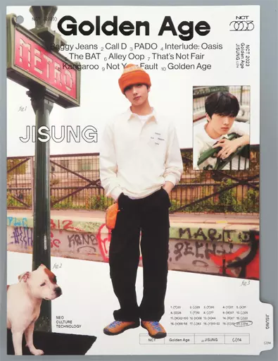 NCT 2023 golden age チソン イヤーブック スペシャル 500枚限定 チソンNCT golden age スペシャルイヤーブック NCT 2023