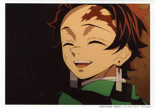 ୨୧鬼滅の刃୨୧竈門炭治郎 炭子 ブロマイド ufotable カフェ② Sumijiro Kamado (smile) 「 Demon Slayer: Kimetsu no Yaiba