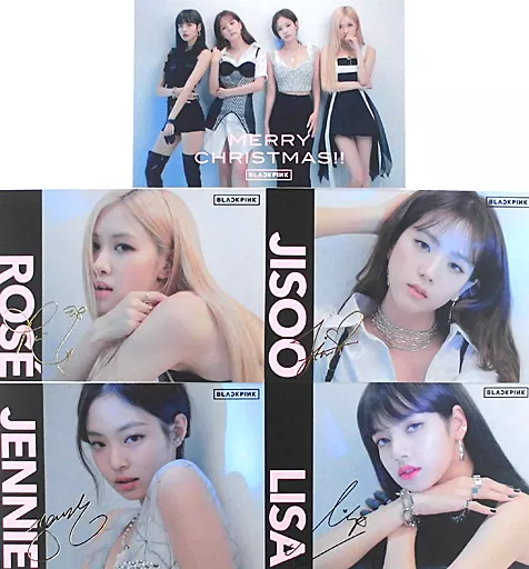 Character card BLACKPINK 2019 Christmas card (5-pack) 