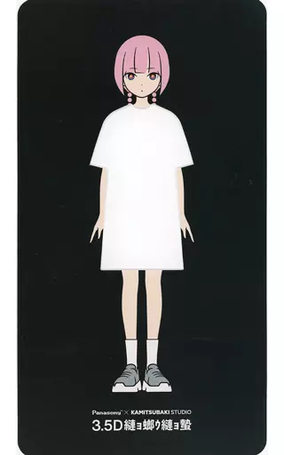 角色卡花譜3.5D女童紙樣「松下索尼×神椿3.5D女童展」商品購入特典