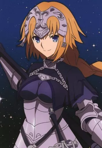 Character card Jeanne d'Arc Bromide Design Illustration Card
