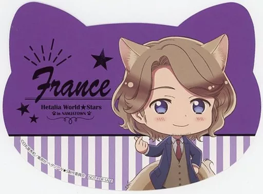 French cat type illustration sheet 