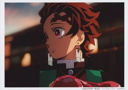 Tanjiro Kamado (facing left) : 