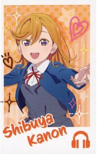 Liella! 澁谷かのん ポラロイド風カード 箔押し レア リバイバルライブ他 Liella! 澁谷かのん ポラロイド風カード 箔押し レア リバイバル