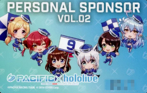 ホロライブ パシフィック個人スポンサーカード No.0001 Character card [Single Item] Package item of 