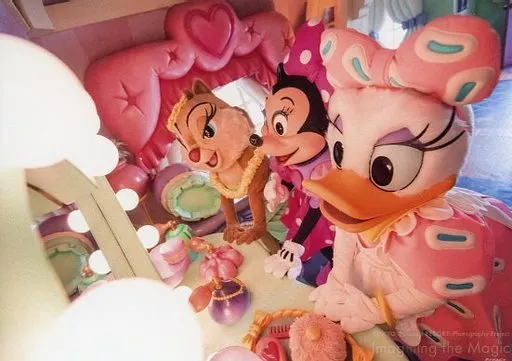 Character card Minnie Mouse & Daisy Duck & Clarice (Mirror