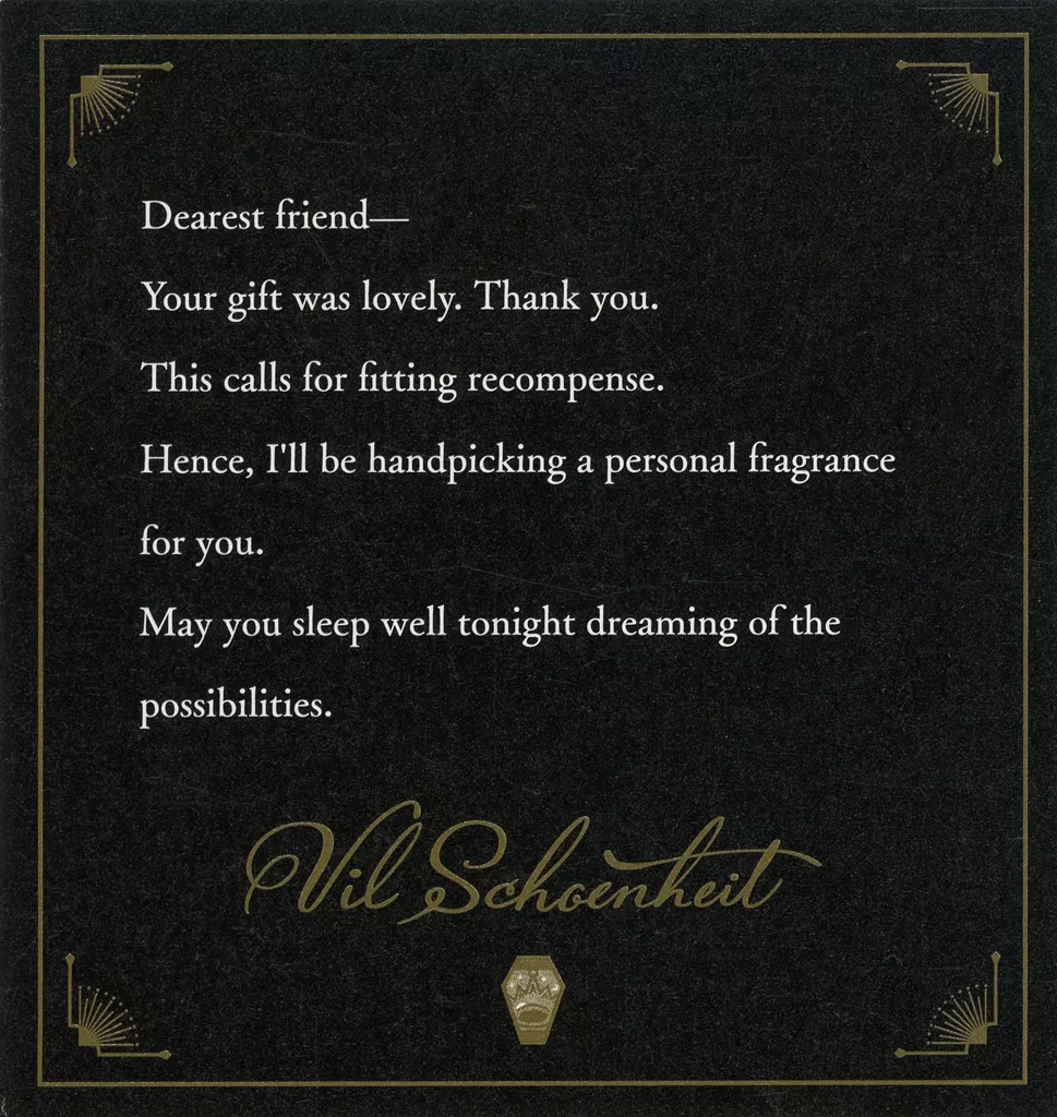 ツイステ ヴィル・シェーンハイト メッセージカード バレンタイン Character card [Single item] Vil Schoenheit message card 