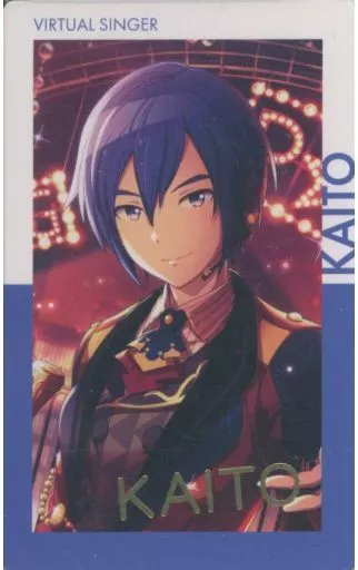 キャラカード KAITO(迷い子達との語らい/特訓後/箔押し キャラカード KAITO(迷い子達との語らい/特訓後/箔押し