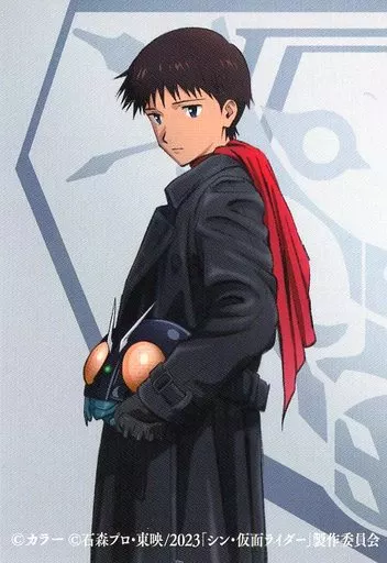 shinji様 Character card Shinji Ikari x Takeshi Hongo Shin / Kamen