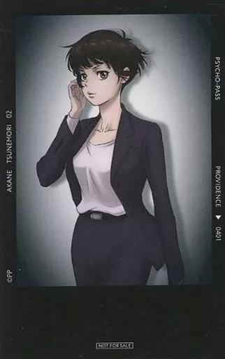 Character card 常守 Vermilion (Black Rim) Polaroid-style card