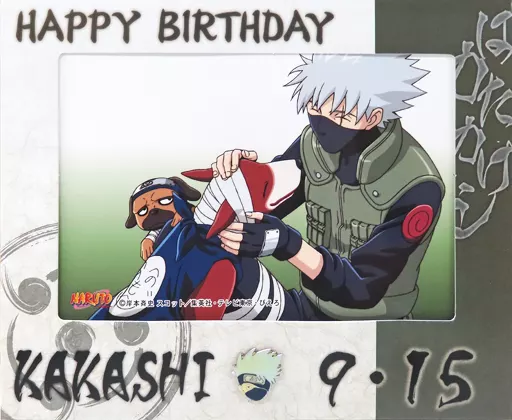Character card [Damaged Item] Hatake Hatake Kakashi Birthday 
