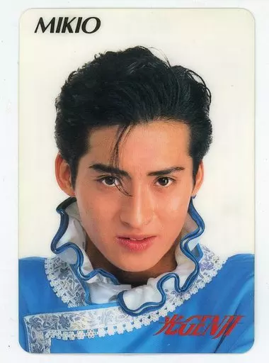 光GENJI バンダナ　紫　大沢樹生 ジャニーズ公式 Shigeo Osawa (Hikari Genji / Blue Costume / Up) Bromide (Class