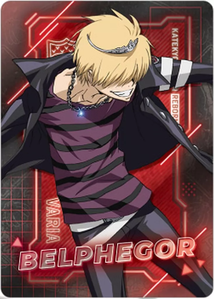 家庭教師ヒットマンREBORN! CCG ベルフェゴール サイン入り キャラカード ベルフェゴール(A/ノーマル) 「家庭教師ヒットマン