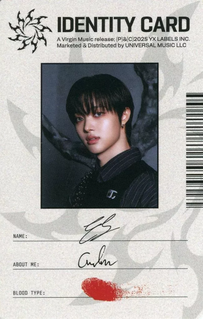 EJ (& TEAM) Identity Card 