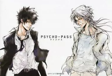 PSYCHOPASS サイコパス 天野明 狡噛 槙島 聖護 B2ポスター 狡噛慎也&槙島聖護明信片<Blu-ray&DVD PSYO-PA SS心靈判官PSYCHO