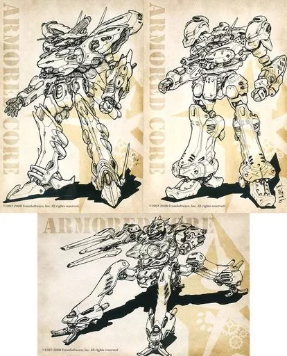 Postcard (from Character) ARMORED CORE Postcard 3-Pack