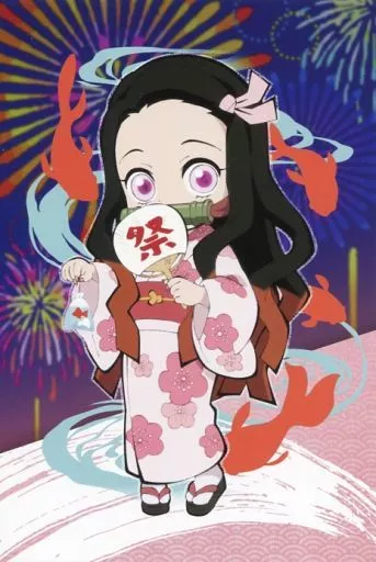 ポストカード 竈門禰豆子 夏祭りポストカード 「鬼滅の刃