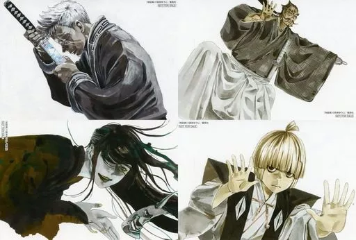 Jigoku Raku オリジナルポストカードセット Postcard 4-Sheet Set of Original Postcards 