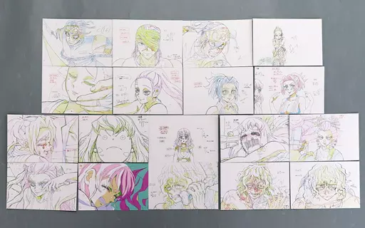 鬼滅の刃 原画ポストカードセット 遊郭編 宇髄天元と三人の嫁、上弦の陸の兄弟 鬼滅の刃 原画ポストカードセット 遊郭編 宇髄天元と三人の嫁