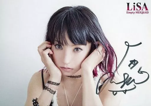 LiSA Empty MERMAID 直筆サイン入り ポストカード リリイベ ☆LiSA 9th