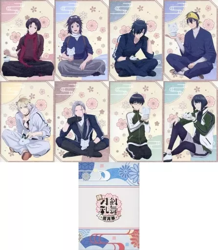 刀剣乱舞 花丸　雪月華　ポストカード　まとめて ポストカード 集合 化粧箱入り和紙風絵葉書セット 「特 刀剣乱舞