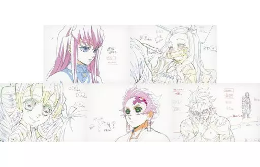 ポストカード 禰豆子＆蜜璃＆炭治郎＆玄弥＆無一郎 原画ポストカード