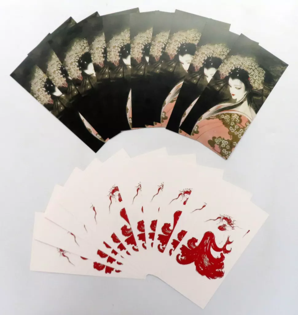 Sakura Hime / IL FOUCO Rosso Yoshitaka Amano Postcard Set | Goods /  Accessories | Suruga-ya.com