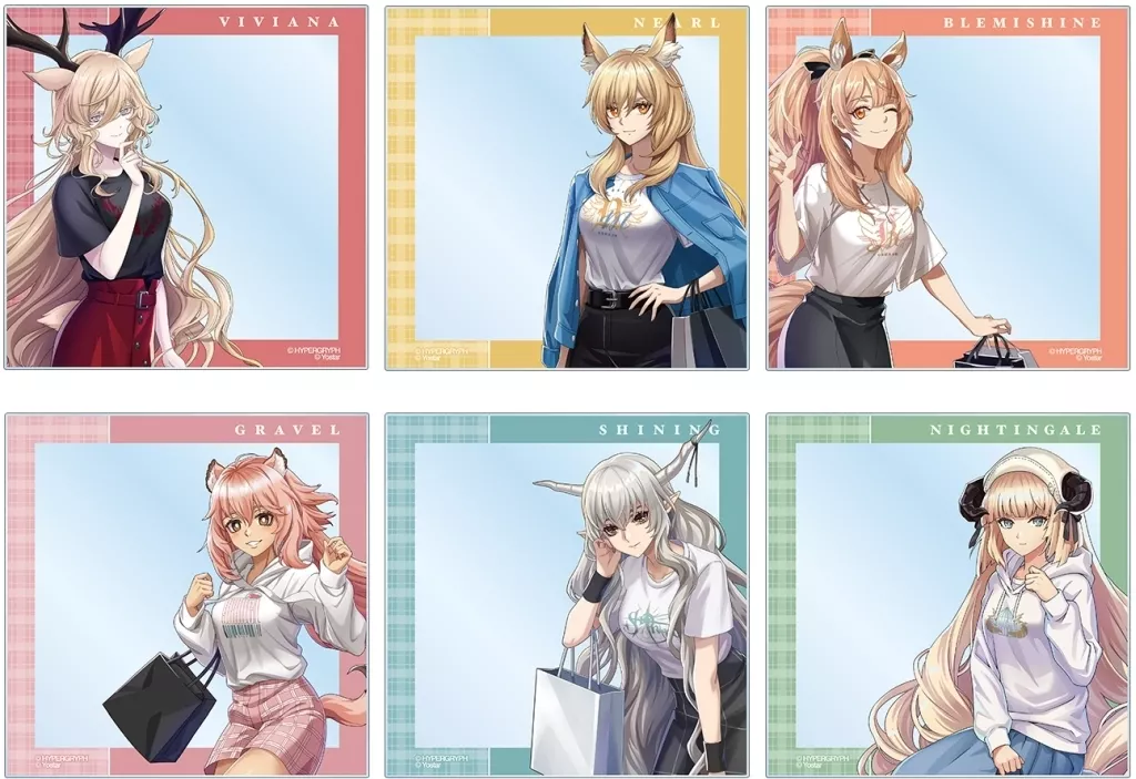 Character card [Box] Ark Knights Illustration Shopping ver. Trading ...