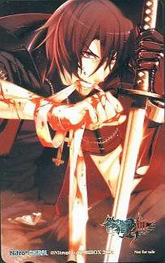 ゲーム・PC系テレホンカード シキ「咎狗の血」メッセサンオー