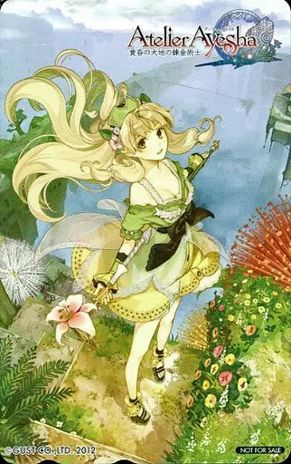 ゲーム・PC系テレホンカード アーシャ・アルトゥール「アーシャの