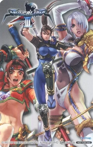 ゲーム・PC系テレホンカード　【単品】 アイヴィー「SOUL CALIBUR(ソウルキャリバー)」 1998年メモリアルグッズ ゲーム・PC系テレホンカード ソン・ミナ/タキ/アイヴィー