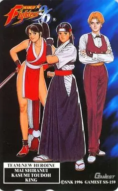 Game and PC telephone cards Kasumi TODO / Mai Shiranui / King 
