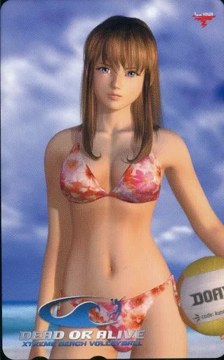 Game and PC telephone cards Hitomi 「 DEAD OR ALIVE XTREME BEACH