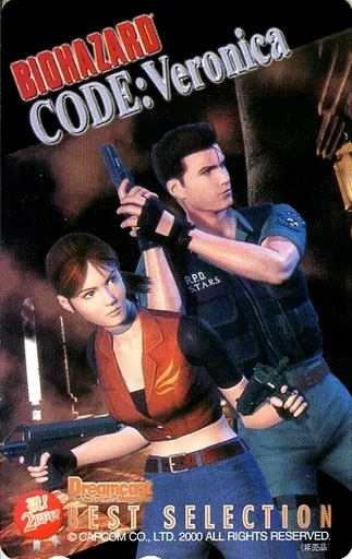 ゲーム・PC系テレホンカード クレア・レッドフィールド/クリス