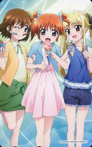 Anime and manga telephone cards Hakami Hayate / Takamachi Naniwa