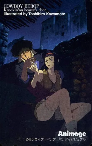 Anime and manga telephone cards Spike Spiegel / Faye